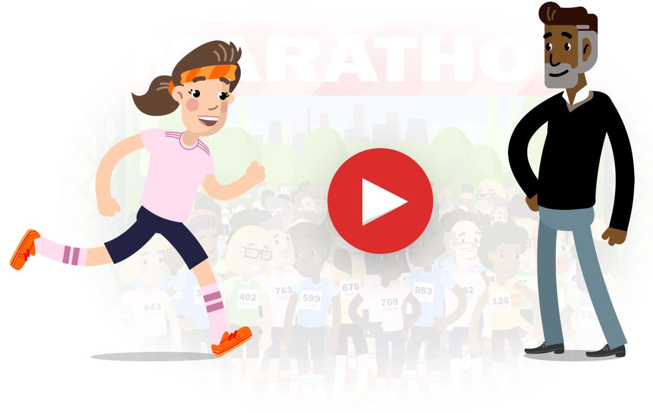 Click to watch our video: Give your event more meaning with participant fundraising | GivenGain