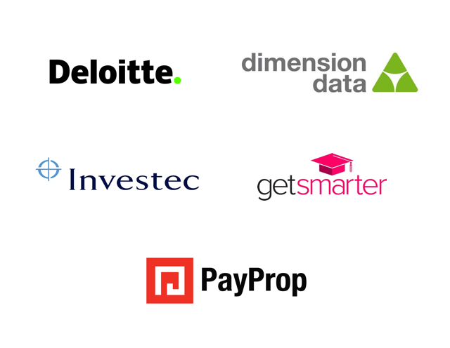 Deloitte, Dimension Data, Investec, getsmarter, PayProp